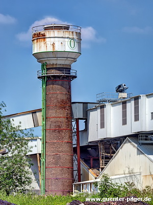 Wasserturm der Firma Saint-Gobain-Oberland