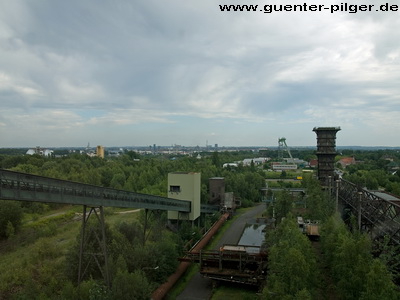 Blick vom Kohlenturm nach Süden zur Dortmunder Innenstadt